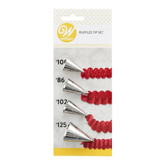 Wilton Ruffle Tip Set 4pk