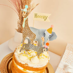 Party Animals Cake Topper Set