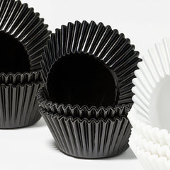 Black Foil Baking Cups 50pk