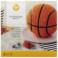 Wilton Sports Ball Pan Set 6"