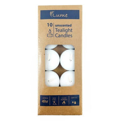 White Tealight Candles 10pk
