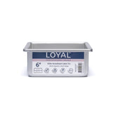 LOYAL Square Cake Tin 6" x 3" (15cm x 7.5cm)