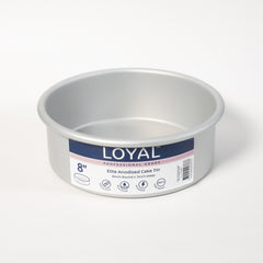 LOYAL Round Cake Tin 8" x 3" (20cm x 7.5cm)