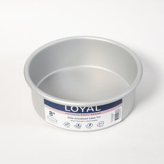 LOYAL Round Cake Tin 8" x 3" (20cm x 7.5cm)