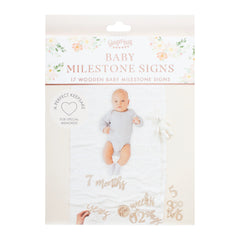 Wooden Baby Milestone Signs