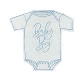Blue Baby Boy Onesie Shaped Napkins 16pk