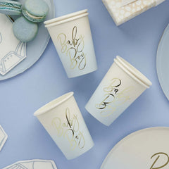 Blue Baby Boy Cups 8pk