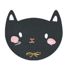 Black Cat Napkins 20pk