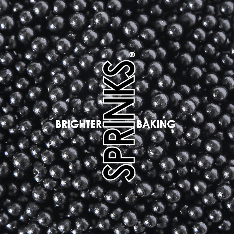 Black Cachous Sprinkles - The Party Room
