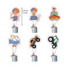 Blippi Cupcake Toppers 12pk