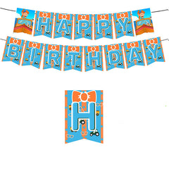 Blippi Happy Birthday Banner