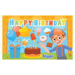 Blippi Poster Backdrop