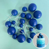Royal Blue Cake Ball Toppers 20pk