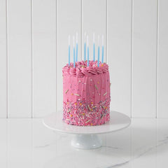 Tall Blue Ombre Candles 12pk