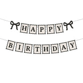 Bows Happy Birthday Banner