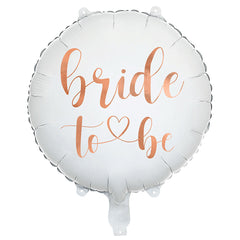 Bride To Be Round Balloon