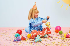 Colourful Dot Party Hats 6pk