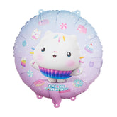 Gabby's Dollhouse Cakey Round Foil Balloon