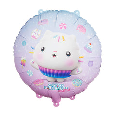 Gabby's Dollhouse Cakey Round Foil Balloon