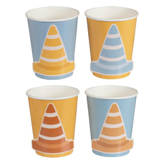 Traffic Cone Construction Cups 8pk