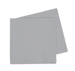 Cool Grey Napkins 40pk