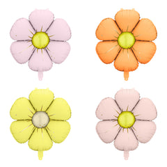 Daisy Foil Balloons 4pk