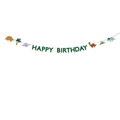 Dinosaur Happy Birthday Banner
