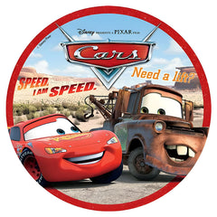 Disney Cars Edible Icing Cake Image