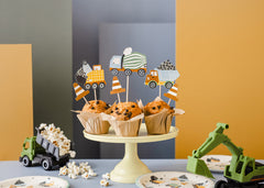 Construction Vehicle Cake Toppers