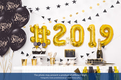 Gold Mini Foil Number Balloon - 5