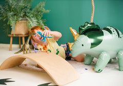 Jumbo Green Triceratops Foil Balloon