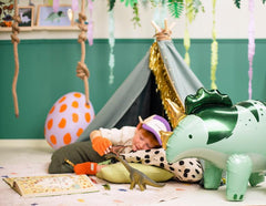 Jumbo Green Triceratops Foil Balloon