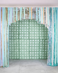 Sage Double-Sided Foil Balloon Curtain