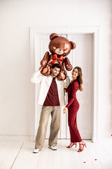 Standing Teddy Bear Foil Balloon