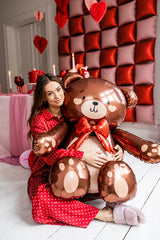 Standing Teddy Bear Foil Balloon
