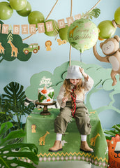 Safari Happy Birthday Foil Balloon