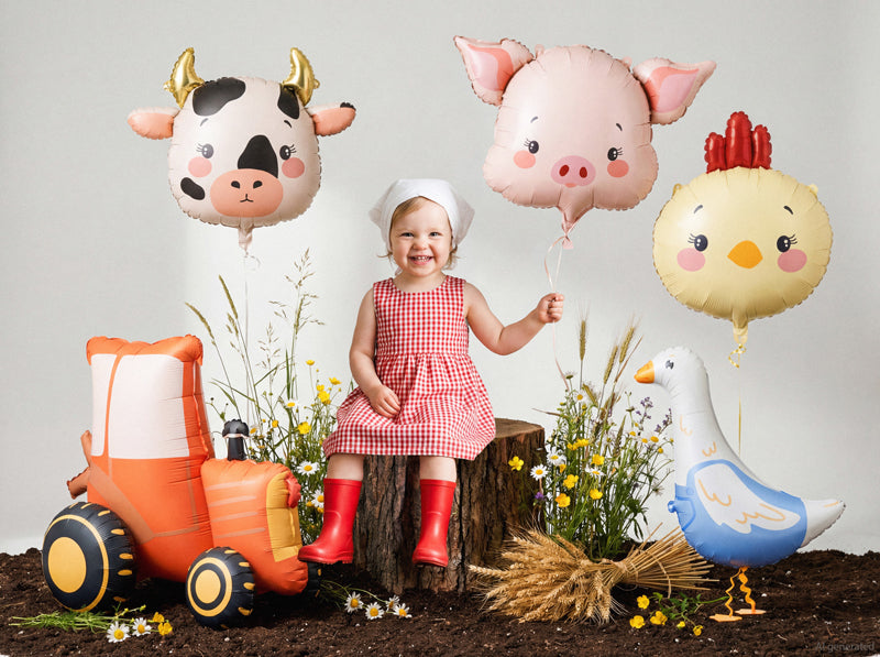 Standing Tractor Foil Balloon