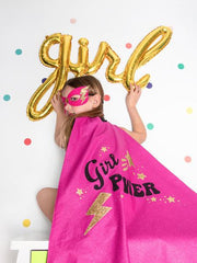 Gold Girl Foil Balloons