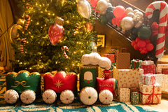 XXL Jumbo Christmas Train Standing Foil Balloon