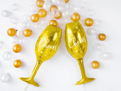 Large Champagne Glass Foil Balloon