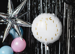 Large Silver Starburst Foil Balloon