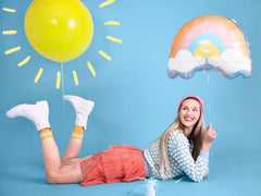 Rainbow Cloud Foil Balloon