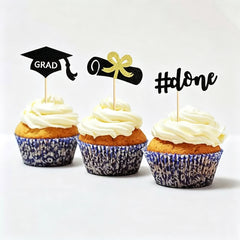 Graduation Cupcake Toppers 12pk