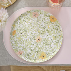 Floral Baby Shower Plates 8pk