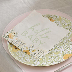 Floral Baby Shower Napkins 16pk