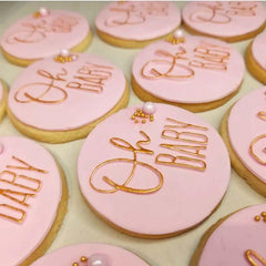 Oh Baby Raised Fondant Stamp