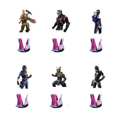 Fortnite Cupcake Toppers 12pk