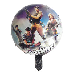 Fortnite Grey Round Foil Balloon