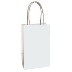 Frosty White Kraft Treat Bags 8pk