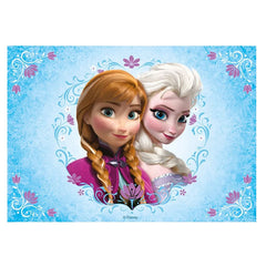 Frozen Anna & Elsa Edible Icing Cake Image A4